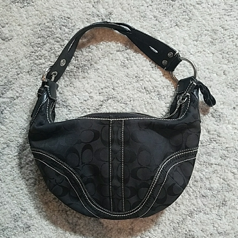 Black Coach bag, small